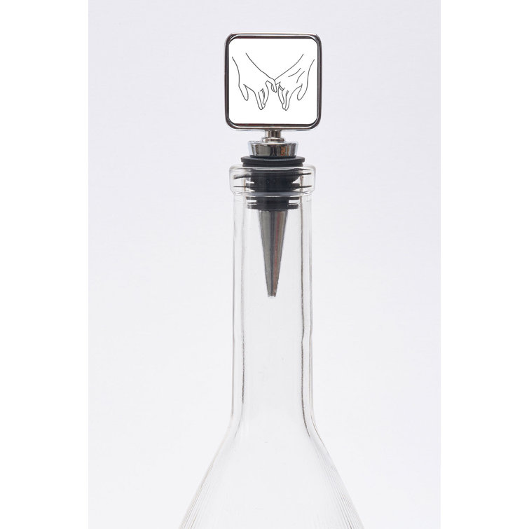 zarify Minimal Grip Hand Design Wine Stopper Wayfair.co.uk